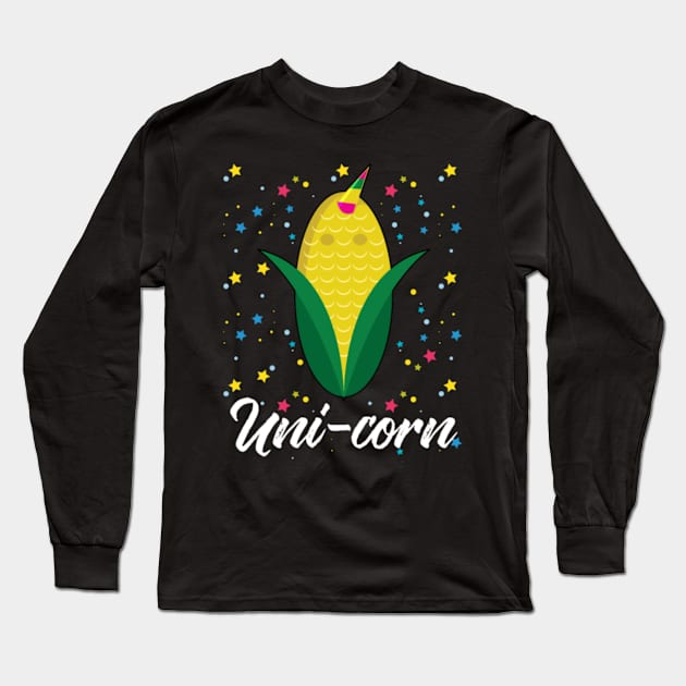 Uni-Corn Long Sleeve T-Shirt by Nulian Sanchez